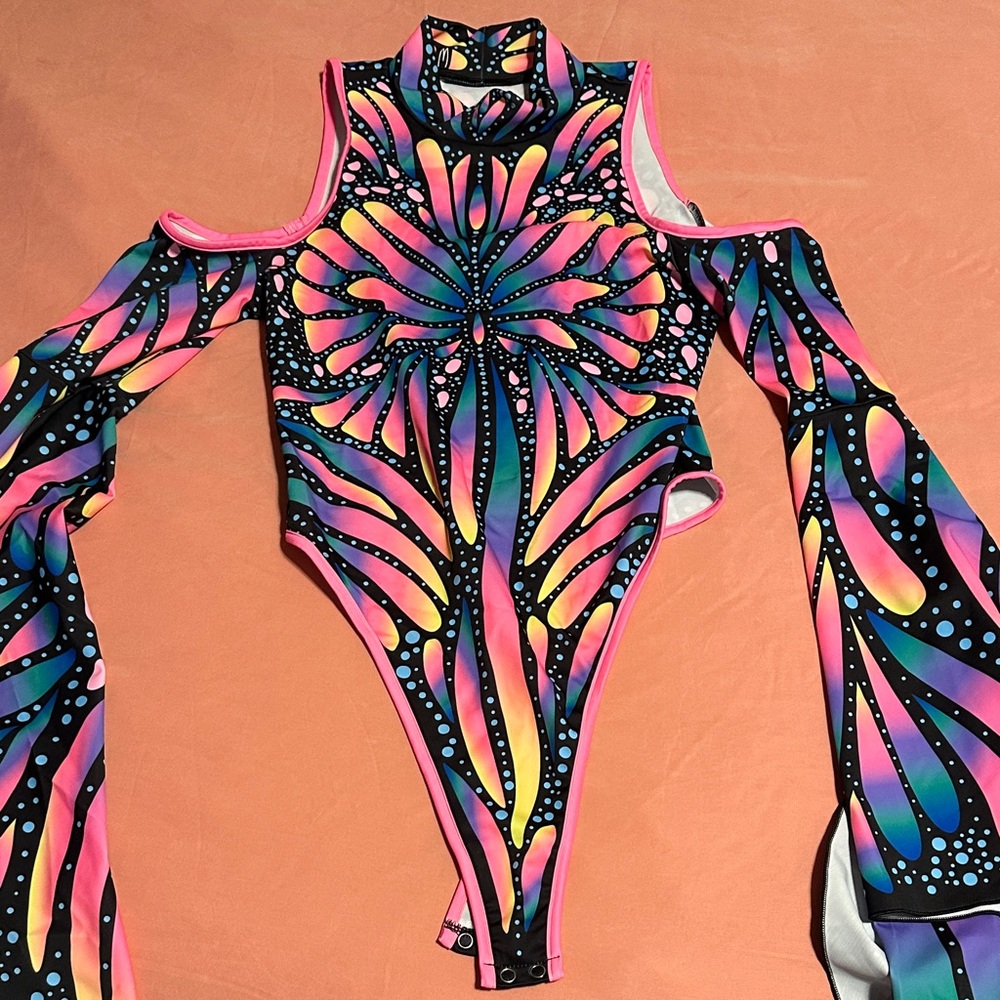 Butterfly Neon Bodysuit